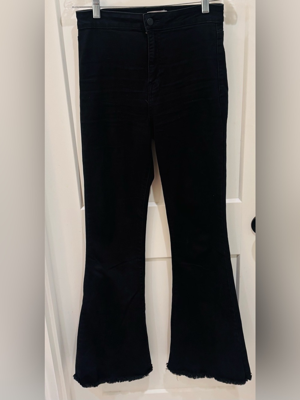 Cello Black Hi Rise Flared Jeans. Size 3 in mint condition
